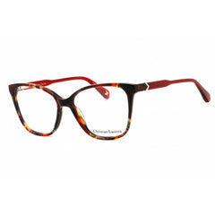 Christian Lacroix Women's Eyeglasses - Havana Plastic Cat Eye Full Rim | CL1144 129