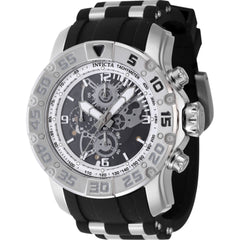 Invicta Men's Watch - Invicta Racing Chronograph Silver Tone Case Strap | 48060