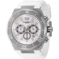 Technomarine Men's Watch - Manta Ocean Silver and White Mop Dial Strap | TM-222076