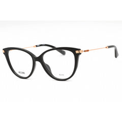 Moschino Women's Eyeglasses - Black Plastic Cat Eye Full Rim Frame | MOS561 0807 00