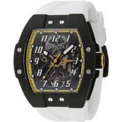 Invicta Men's Watch - Invicta Racing Automatic Skeleton Dial White Strap | 46639