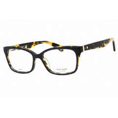Kate Spade Women's Eyeglasses - Blue Havana Plastic Rectangular Frame | Jeri 0JBW 00