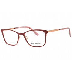 Juicy Couture Women's Eyeglasses - Matte Burgundy Cat Eye Metal Frame | JU 190 07BL 00