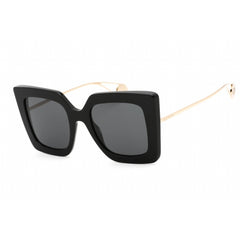 Gucci Unisex Sunglasses - Black/Gold Plastic Butterfly Full Rim Frame | GG0435S 001