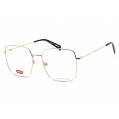 Levi's Women's Eyeglasses - Gold Metal Square Shape Full Rim Frame | LV 1010 0J5G 00