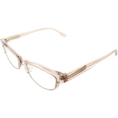 Kendall + Kylie Women's Eyeglasses - Nude Acetate Frame Demo Lens | KKO170 ROWIE 290