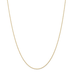14K 1.15mm Carded Cable Rope Chain | 9RY