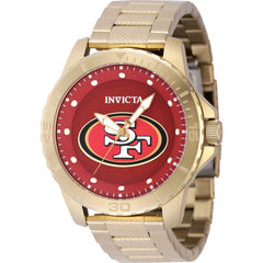 Invicta Men's Watch - NFL San Francisco 49ers Quartz Yellow Gold Steel Bracelet | 48094