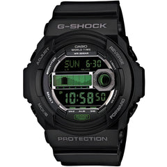 Casio Men's Watch - G-Shock World Time Black Digital Dial Resin Strap | GLX150CI-1