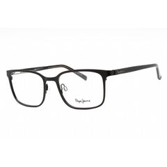 Pepe Jeans Men's Eyeglasses - Black Metal Rectangular Full Rim Frame | PJ1324 C1