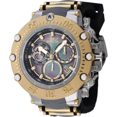 Invicta Men's Watch - Subaqua Chronograph Gold Tone and Black Mop Dial Strap | 46481