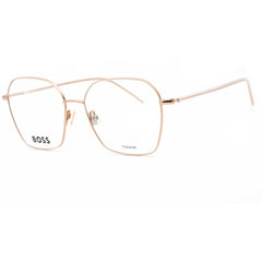Hugo Boss Women's Eyeglasses - Ivory Gold Copper Butterfly Frame | BOSS 1398 025A 00