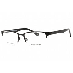 Banana Republic Men's Eyeglasses - Matte Black Metal Half Rim Frame | Anton 0003 00