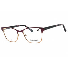 Calvin Klein Women's Eyeglasses - Cyclamen Metal Cat Eye Full Rim Frame | CK23107 610