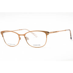 Tommy Hilfiger Women's Eyeglasses - Gold Copper Metal Rectangular | TH 1958 0DDB 00