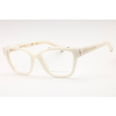 Philipp Plein Women's Eyeglasses - Marmorized Ivory Cat Eye Full Rim | VPP034S 09YL