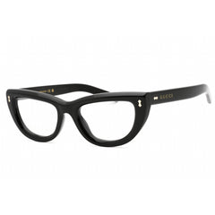 Gucci Women's Eyeglasses - Black Cat Eye Full Rim Plastic Frame | GG1521O 001