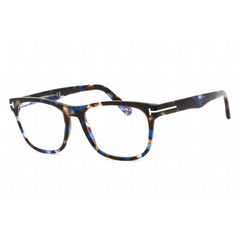 Tom Ford Unisex Eyeglasses - Shiny Blue Havana Plastic Full Rim Frame | FT5662-B 055