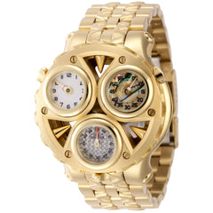 Invicta Men's Watch - Cerberus Quartz Tri Time Yellow Gold Bracelet | 44595