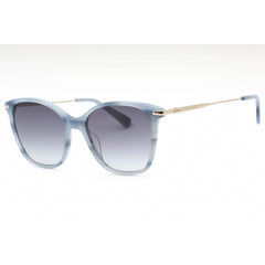 Longchamp Women's Sunglasses - Marble Blue Plastic Cat Eye Full Rim Frame | LO660S 421
