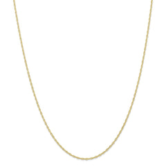 10k 1.35mm Carded Cable Rope Chain | 10K10RY