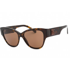 Dolce & Gabbana Women's Sunglasses - Havana Plastic Cat Eye Frame | 0Dg4449 502/73