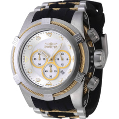 Invicta Men's Watch - Bolt Quartz Chronograph Gold and Silver Dial Strap | 46467