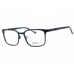 Pepe Jeans Men's Eyeglasses - Navy Metal Rectangular Frame Clear Demo Lens | PJ1324 C2