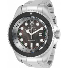 Invicta Men's Watch - Hydromax Black MOP Dial Silver Stainless Steel Bracelet | 31043