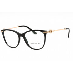 Bvlgari Women's Eyeglasses - Black Plastic Full Rim Cat Eye Shape Frame | 0BV4209B 501