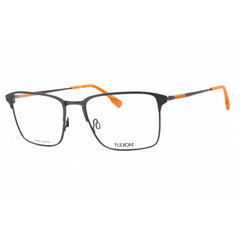 Flexon Men's Eyeglasses - Matte Gunmetal Metal Square Shape Frame | FLEXON E1131 072