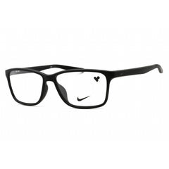 Nike Unisex Eyeglasses - Matte Black Rectangular Full Rim Frame | Nike 7118 001