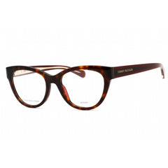 Tommy Hilfiger Women's Eyeglasses - Havana Cat Eye Full Rim Frame | TH 1863 0086 00