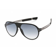 Tom Ford Men's Sunglasses - Shiny Black Plastic Pilot Full Rim Frame | FT0881 01B