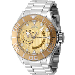 Invicta Men's Watch - Grand Diver Automatic Gold Tone Dial Steel Bracelet | 47543