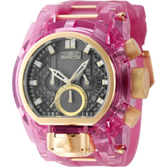 Invicta Men's Watch - Bolt Zeus Magnum Quartz Gunmetal and Gold Dial Strap | 46475