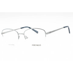 Adensco Women's Eyeglasses - Matte Blue Metal Cat Eye Half Rim Frame | AD 252 0FLL 00