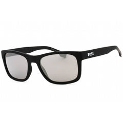 Hugo Boss Men's Sunglasses - Matte Black Plastic Full Rim Frame | BOSS 1569/S 0003 T4