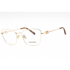 Salvatore Ferragamo Women's Eyeglasses - Gold Cat Eye Full Rim Frame | SF2224N 710