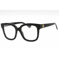 Gucci Women's Eyeglasses - Black Cat Eye Full Rim Frame Clear Demo Lens | GG1258O 004