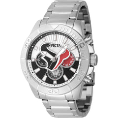 Invicta Men's Watch - NFL Houston Texans Quartz Dark Blue, Silver Tone Dial | 47956