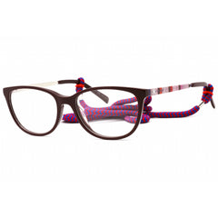 M Missoni Women's Eyeglasses - Burgundy Plastic Oval Full Rim Frame | MMI 0033 0LHF 00