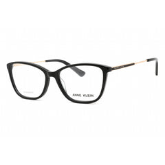 Anne Klein Men's Eyeglasses - Black Cat Eye Full Rim Acetate/Metal Frame | AK5080 001