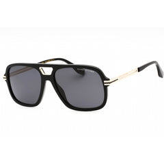 Marc Jacobs Men's Sunglasses - Black Gold Navigator Full Rim | MARC 415/S 02M2 IR