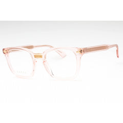 Gucci Unisex Eyeglasses - Transparent Pink Acetate Square Full Rim Frame | GG0184O 013