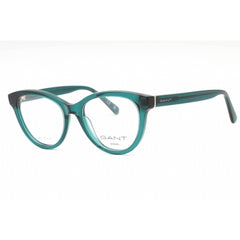 Gant Women's Eyeglasses - Shiny Dark Green Plastic Cat Eye Full Rim Frame | GA4153 096