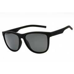 Polaroid Core Unisex Sunglasses - Rubber Black Frame Grey Lens | Pld 6014/S 0YYV 00