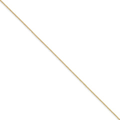Yellow Rhodium over Brass 1.70mm Plated Rolo Chain | SRN213