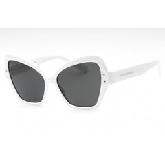 Dolce & Gabbana Women's Sunglasses - White Plastic Cat Eye Frame | 0DG4463 331287