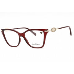 Salvatore Ferragamo Women's Eyeglasses - Transparent Burgundy Frame | SF2949R 612